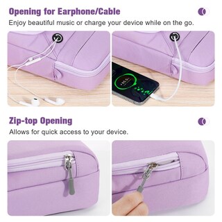 Foto 5 | Foto 5 | Funda Para Tablet Moko De 9 A 11 Pulgadas Para Ipad Air M3  Color Morado - Venta Internacional.