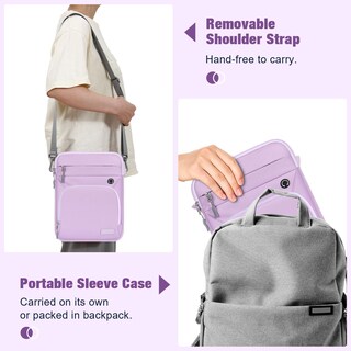 Foto 7 | Foto 7 | Funda Para Tablet Moko De 9 A 11 Pulgadas Para Ipad Air M3  Color Morado - Venta Internacional.