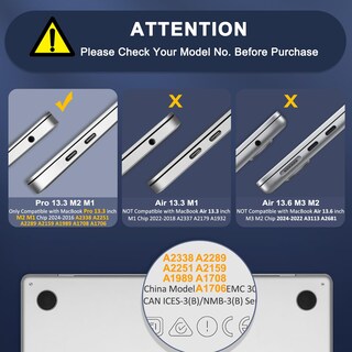 Foto 2 | Foto 2 | Funda Mosiso Compatible Con Macbook Pro 13 Pulgadas M2 2025-2016 - Venta Internacional.