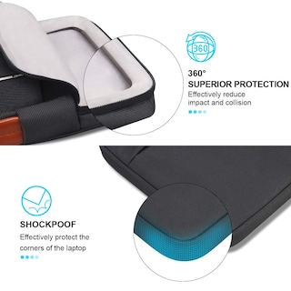 Foto 3 | Foto 3 | Funda Protectora Lacdo 360° Para Chromebook De 11 Pulgadas Negra - Venta Internacional.