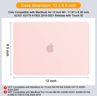 Foto 7 | Foto 7 | Funda Mosiso Compatible Con El Chip M1 De 13 3 Pulgadas Del Macbook Air 2021 - Venta Internacional.