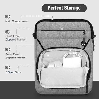 Foto 6 | Foto 6 | Funda Para Tablet Moko De 9 A 11 Pulgadas Para Ipad Air M3 Color Gris Claro - Venta Internacional.