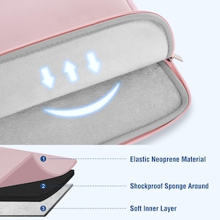 Foto 2 | Foto 2 | Funda Para Portátil Mosiso Para Macbook Air/pro 13 Color Rosa - Venta Internacional.