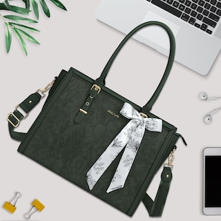 Foto 7 | Foto 7 | Bolsa Mosiso Para Portátil Piel Sintética 15.6 — 16 Pulgadas Color Verde Esmeralda - Venta Internacional.