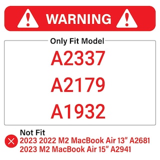 Foto 3 | Foto 3 | Funda Ibenzer Compatible Con Macbook Air 13 M1 A2337 A2179 A1932 - Venta Internacional.