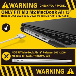 Foto 3 | Foto 3 | Funda Ibenzer Compatible Con Macbook Air 13 Pulgadas M4 A3240 - Venta Internacional.