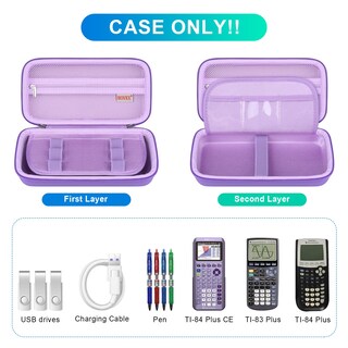 Foto 2 | Foto 2 | Funda Rígida Bovke Para Texas Instruments Ti-84 Plus Ce Color Morado - Venta Internacional.