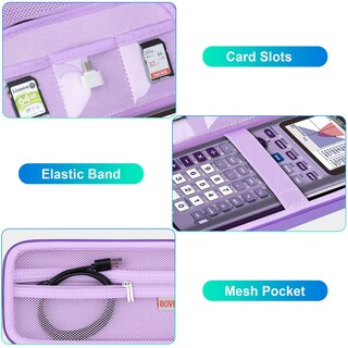 Foto 3 | Foto 3 | Funda Rígida Bovke Para Texas Instruments Ti-84 Plus Ce Color Morado - Venta Internacional.