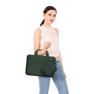 Foto 6 | Foto 6 | Funda Para Portátil Mosiso De 13 3 Pulgadas Color Verde Esmeralda - Venta Internacional.