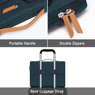 Foto 4 | Foto 4 | Funda Protectora Para Portátil Mosiso 360 De 15 A 15 6 Pulgadas Verde Azulado - Venta Internacional.
