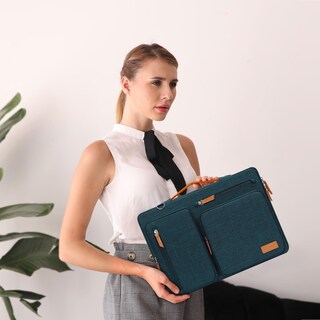 Foto 7 | Foto 7 | Bolso De Hombro Para Portátil Mosiso 360 Protective 13-13.3 Pulgadas  Verde Azulado - Venta Internacional.