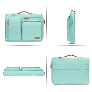 Foto 5 | Foto 5 | Bolsa De Hombro Para Portátil Mosiso 360 Protective De 15 A 15-15 6 Pulgadas Color Verde Aguamarina - Venta Internacional.