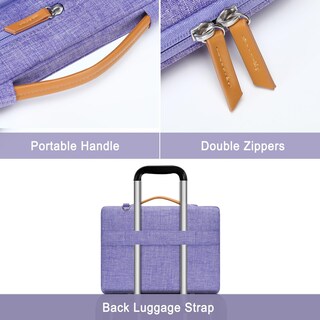 Foto 4 | Foto 4 | Bandolera Para Portátil Mosiso 360 Protective 13-13.3 Pulgadas Color Morado - Venta Internacional.