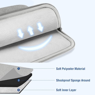 Foto 2 | Foto 2 | Funda Para Portátil Mosiso Para Macbook Air/pro De 12 3 Pulgadas Color Gris - Venta Internacional.