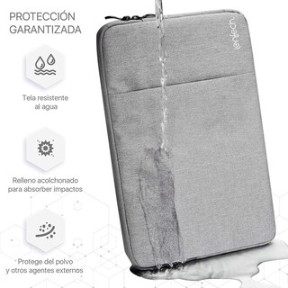 Foto 2 | Foto 2 | Lenfech Funda Para Laptop Slim Coloe Gris 15''