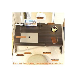 Foto 2 | Foto 2 | Mesa De Ordenador Cama Plegable Y Elevable Eo Safe Imports Esi-14820 Multicolor