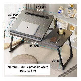 Foto 3 | Foto 3 | Mesa De Ordenador Cama Plegable Y Elevable Eo Safe Imports Esi-14820 Multicolor