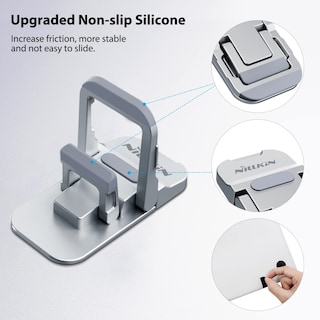 Foto 3 | Foto 3 | Soporte Portátil Nillkin Bolster Plus De Aleación De Zinc Plateado - Venta Internacional.