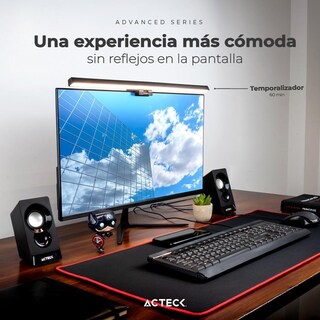 Foto 5 | Foto 5 | Barra De Luz Para Monitor Acteck Luminate Top Bl465 Ultradelgado Luz Ajustable Usb Negro Ac-934985