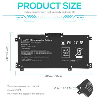 Foto 2 | Foto 2 | Batería Fancy Buying Lk03xl L09281-855 916814-855 Para Hp Envy X360 - Venta Internacional.