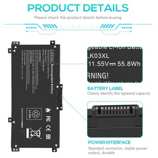 Foto 5 | Foto 5 | Batería Fancy Buying Lk03xl L09281-855 916814-855 Para Hp Envy X360 - Venta Internacional.