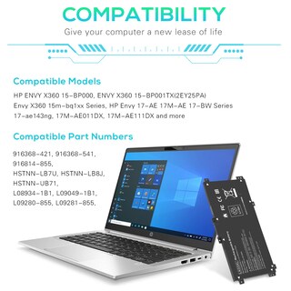 Foto 7 | Foto 7 | Batería Fancy Buying Lk03xl L09281-855 916814-855 Para Hp Envy X360 - Venta Internacional.