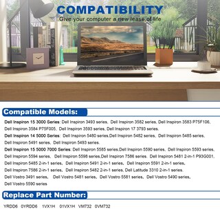 Foto 2 | Foto 2 | Batería Tree.nb Yrdd6 1 V X 1 H 11 4 V 42 Wh Para Dell Inspiron - Venta Internacional.