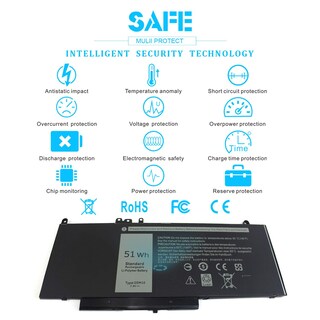 Foto 6 | Foto 6 | Batería Portátil Emanjor G5m10 51wh Para Dell Latitude E5450 - Venta Internacional.