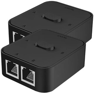 Foto 2 | Foto 2 | Selector De Conexión Lan Ventdepot Mxntb-002 2 Piezas Negro