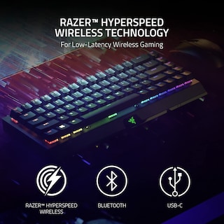 Foto 3 | Foto 3 | Teclado Razer Blackwidow V3 Mini Hyperspeed Inalámbrico - Venta Internacional.