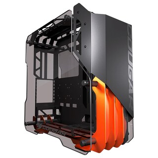 Foto 2 | Foto 2 | Gabinete Gamer Cougar Blazer Cristal Templado color Negro/Anaranjado 385lmg0.0001