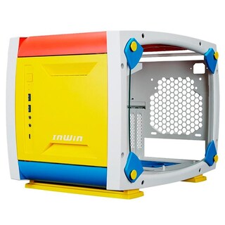 Foto 2 | Foto 2 | Gabinete Gamer In Win Explorer Justice Mini Itx 3 Abanicos color Blanco con Cristal Templado