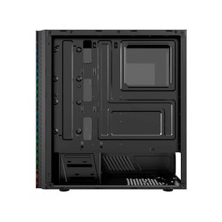 Foto 2 | Foto 2 | Gabinete Gamer Xzeal XZ135 ATX Cristal Templado RGB 3 Ventiladores color Negro