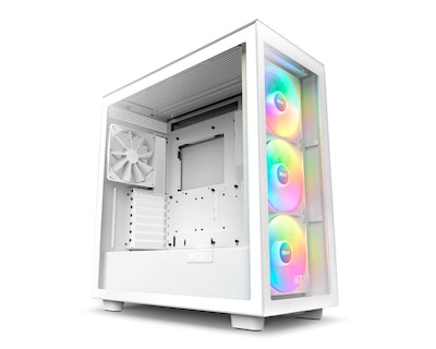 Foto 5 | Foto 5 | Gabinete NZXT H7 CM-H71EW-02 Elite con Ventana RGB Midi-tower Mini-ITX/micro-ATX/ATX USB 3.1 sin Fuente 4 Ventiladores