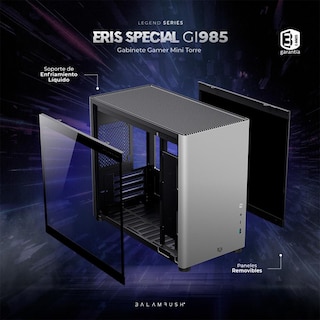 Foto 4 | Foto 4 | Gabinete Gamer Balam Rush Eris Special Gi985 M-atx Micro Torre Cristal Templado USB 3.0 Br-9353 color Gris