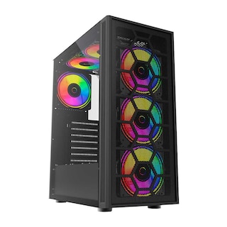 Foto 1 | Foto 1 | Gabinete Gamer Balam Rush Dragonfly Ii Mesh Gm740 Atx Media Torre 4 Fan Rgb Br-935982 color Negro