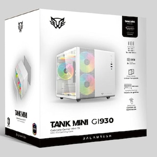Foto 6 | Foto 6 | Gabinete Gamer Balam Rush Tank Mini Gi930 M-ATX Mini Torre 3 Fan Cristal Templado BR-936040 color Blanco