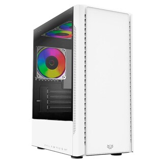 Foto 1 | Foto 1 | Gabinete Gamer BALAM RUSH NYX GI730 Micro ATX Mini Torre 3 Fan Cristal Templado RGB Blanco BR-936101
