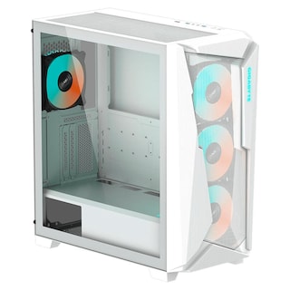 Foto 2 | Foto 2 | Gabinete Gamer Gigabyte C301 Glass White E-atx 4 Fan Argb Cristal Templado Gb-c301gw Color Blanco