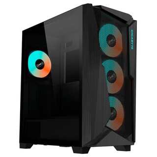 Foto 1 | Foto 1 | Gabinete Gamer Gigabyte C301 Glass E-atx 4 Fan Argb Cristal Templado Gb-c301g