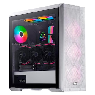Foto 5 | Foto 5 | Gabinete Gamer Xpg Defender E-atx 3 Fan Cristal Templado Defender-whcww color Blanco