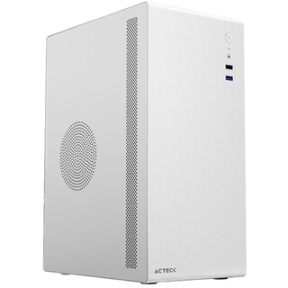 Foto 1 | Foto 1 | Gabinete ACTECK NEUSS PLUS GI707 Micro ATX Mini Torre Fuente 450w Blanco AC-936026