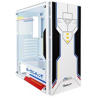 Foto 1 | Foto 1 | Gabinete Gamer OC-Meka 4.0 E-ATX 3 Fan ARGB Cristal Templado Gundam