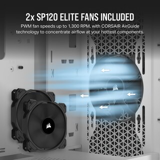 Foto 4 | Foto 4 | Funda Para Pc Corsair 3000d Airflow Mid-tower Blanca - Venta Internacional.
