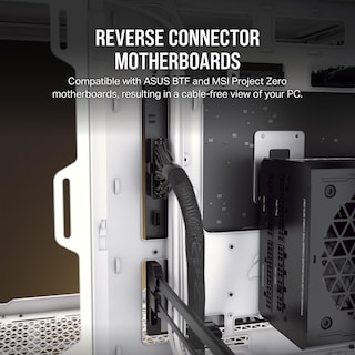 Foto 4 | Foto 4 | Carcasa Para Pc Corsair 6500x Mid-tower Atx De Doble Cámara, Blanca - Venta Internacional.