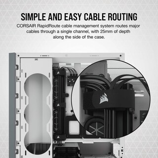 Foto 6 | Foto 6 | Funda Inteligente Corsair iCue 5000X RGB para PC ATX de Media Torre Blanca - Venta Internacional