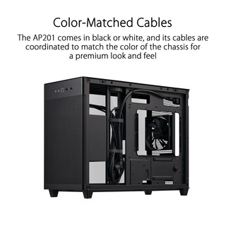 Foto 3 | Foto 3 | Funda De Ordenador Asus Prime Ap201 Negra Microatx - Venta Internacional.