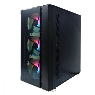 Foto 2 | Foto 2 | Gabinete Evotec EV-1021 con Ventana y 3 Ventiladores para ATX/Micro-ATX/Mini-ATX