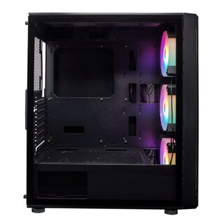 Foto 3 | Foto 3 | Gabinete Evotec EV-1021 con Ventana y 3 Ventiladores para ATX/Micro-ATX/Mini-ATX