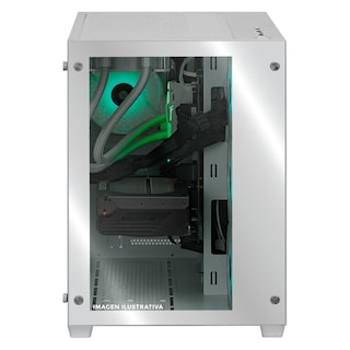 Foto 2 | Foto 2 | Gabinete Gamer Xtreme Pc Gaming Counter Strike Edition Media Torre Atx 4 Fan Cristal Templado Rgb Blanco